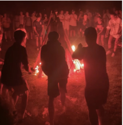 For Two Juniors, the Bonfire was a Reminder to Take in the Moment