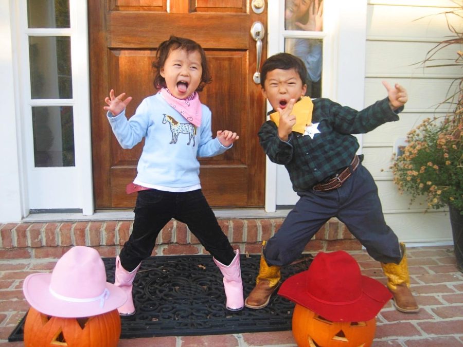 Kate and Ben Choi dressed up for Halloween